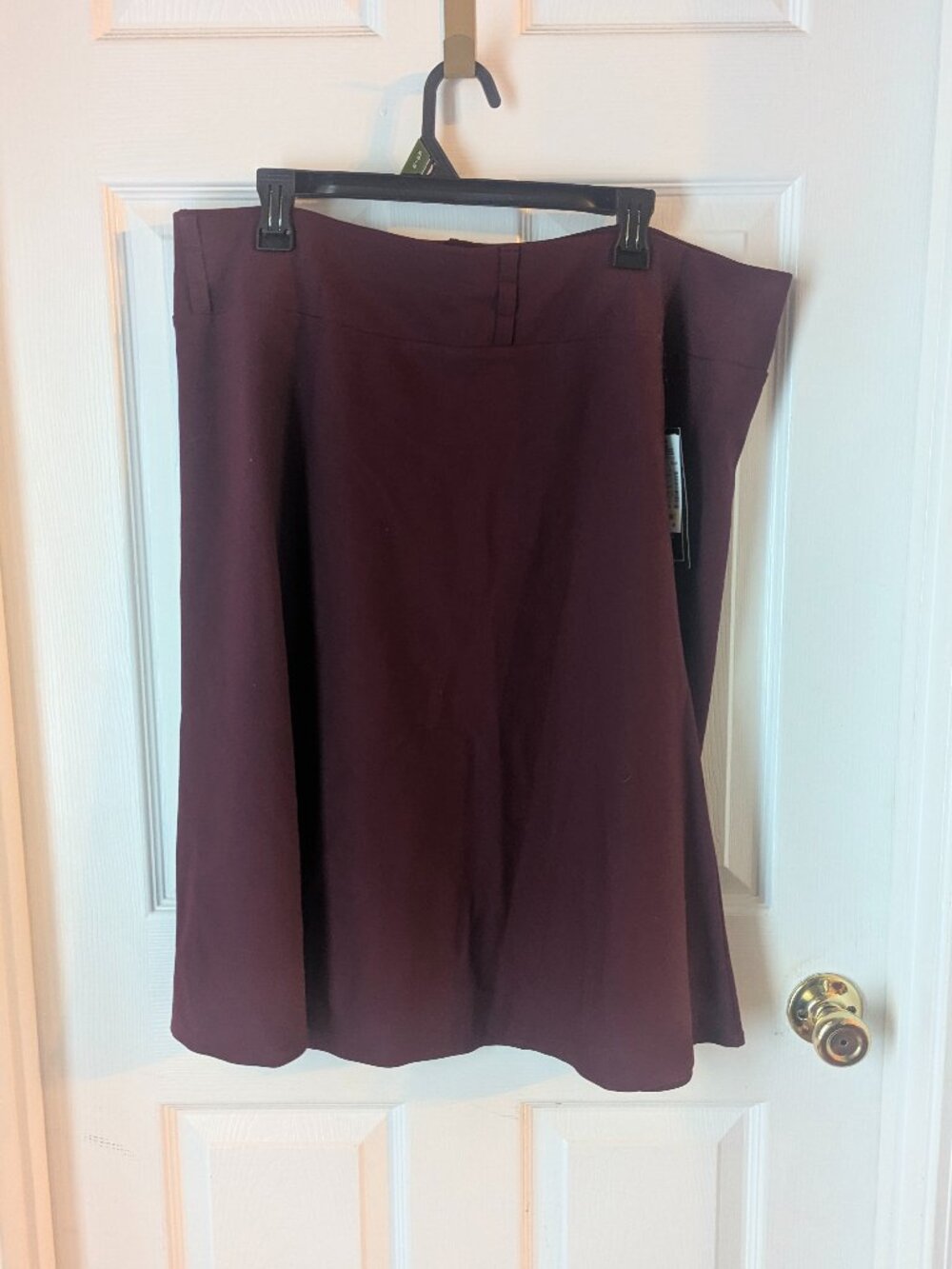 NWT NYCC skirt burgundy red skirt with a little stretch - XL